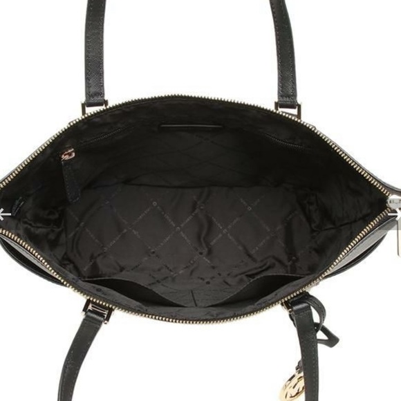 MICHAEL KORS CHARLOTTE LARGE TOP ZIP TOTE BAG - Picture 10 of 15